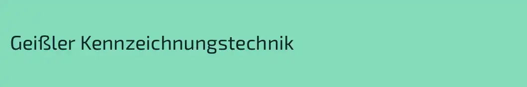 Geißler Kennzeichnungstechnik